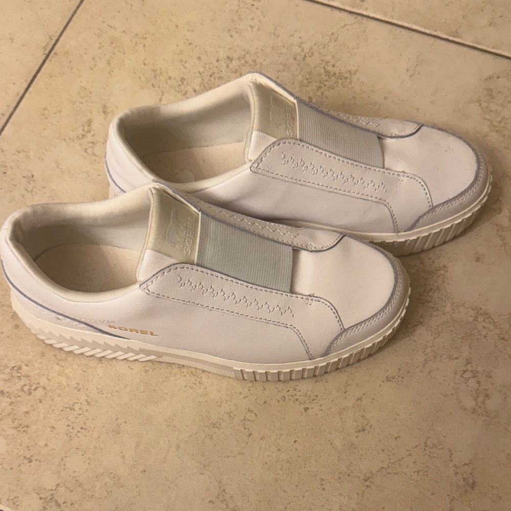 Sorel Men's White Slip-On Sneakers